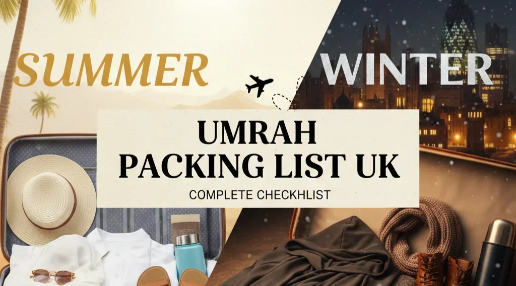 The Ultimate Umrah Packing List UK: Your Complete Summer vs Winter Checklist