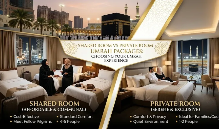 Shared Room vs Private Room Umrah Packages: Which One Is Worth It?