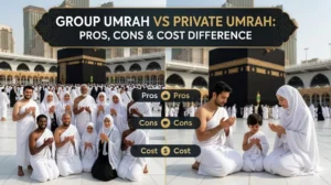 Group Umrah vs Private Umrah: Pros, Cons & Cost Difference